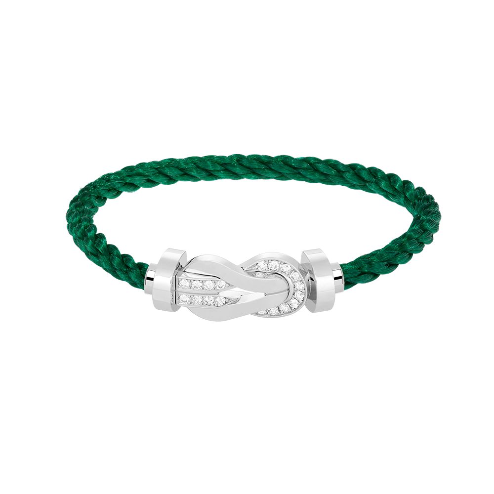 ¡®Sprite Jewelry¡¯CHANCE LARGE 8 FIGURE BUCKLE HALF DIAMOND BRACELET SILVER