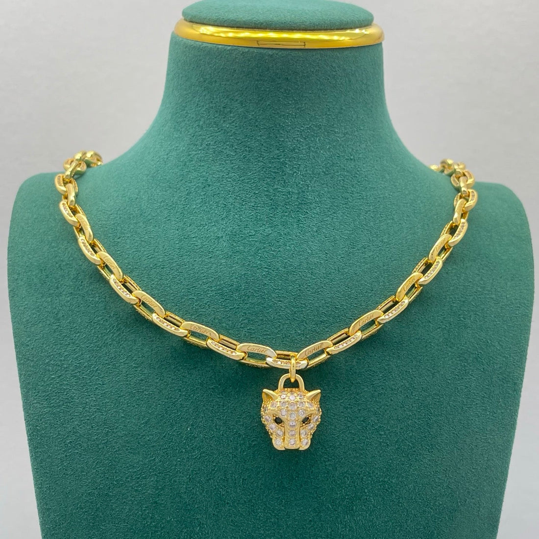 ¡®Sprite Jewelry¡¯Lion Head Link Chain Necklace