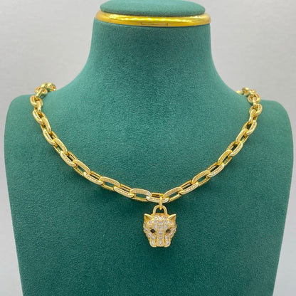 ¡®Sprite Jewelry¡¯Lion Head Link Chain Necklace