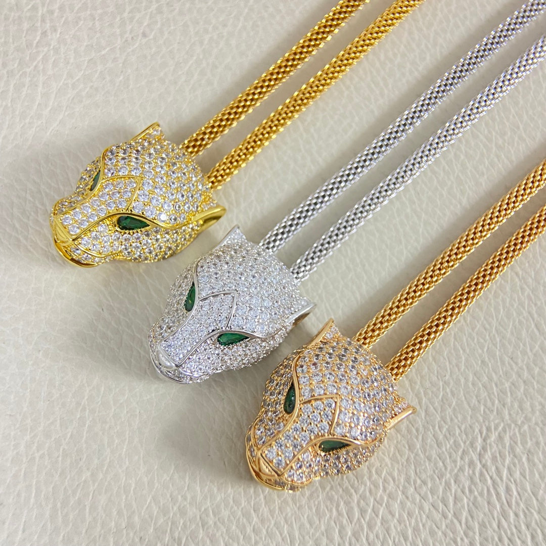 ¡®Sprite Jewelry¡¯Panther Head Layered Necklace
