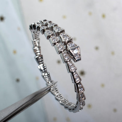 [Sprite Jewelry]SERPENTI BRACELET 6MM SILVER DIAMOND