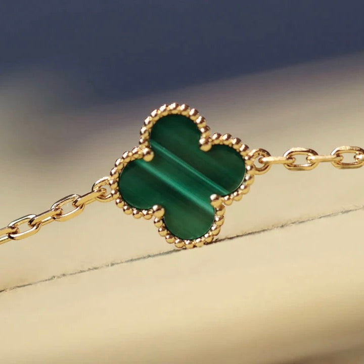 ¡®Sprite Jewelry¡¯CLOVER 20 MOTIFS MALACHITE GOLD