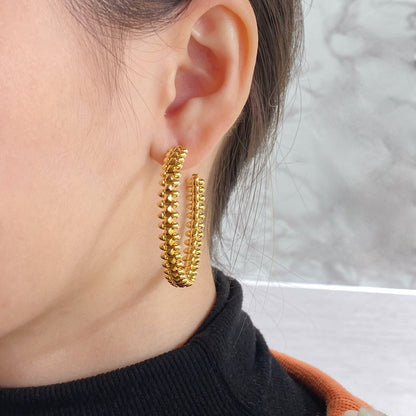 ¡®Sprite Jewelry¡¯CLASH HOOP EARRINGS