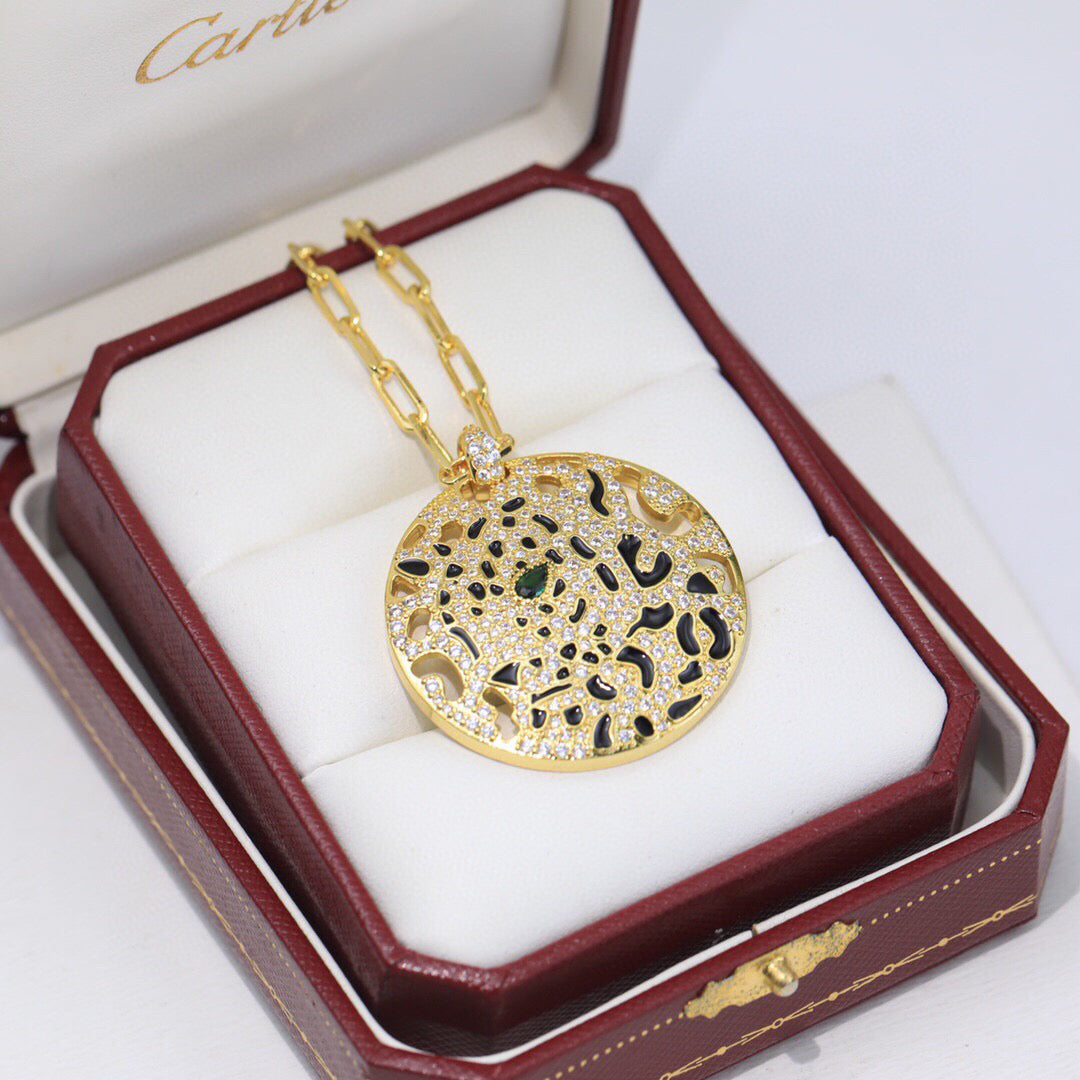 ¡®Sprite Jewelry¡¯Openwork Round Pendant Necklace
