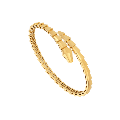 [Sprite Jewelry]Viper Silver No‑Diamond Snake Bracelet
