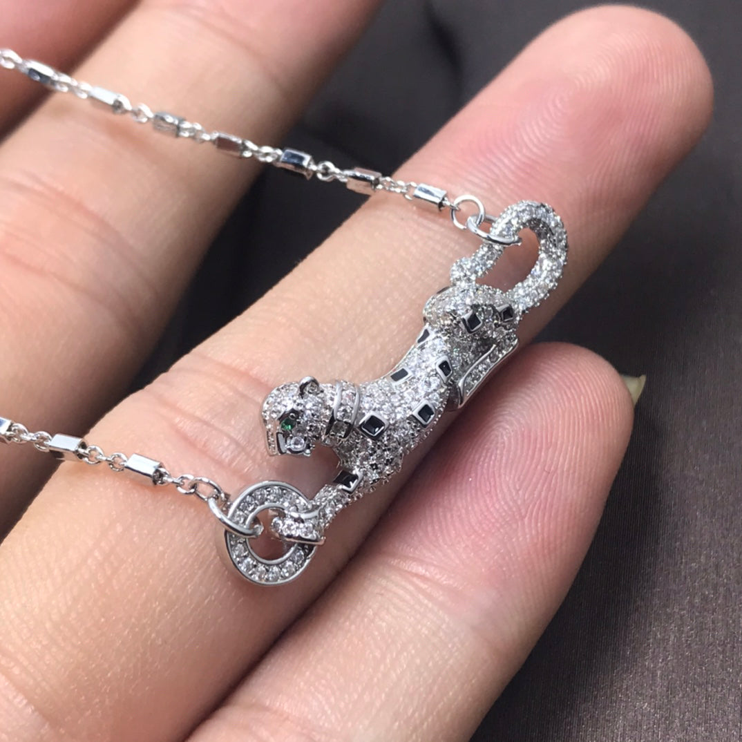 ¡®Sprite Jewelry¡¯Pave Panther Pendant Necklace