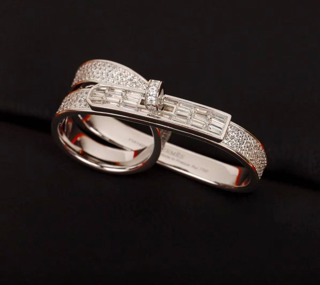 ¡®Sprite Jewelry¡¯NEW STYLE FULL CIRCLE DOUBLE DIAMOND RING