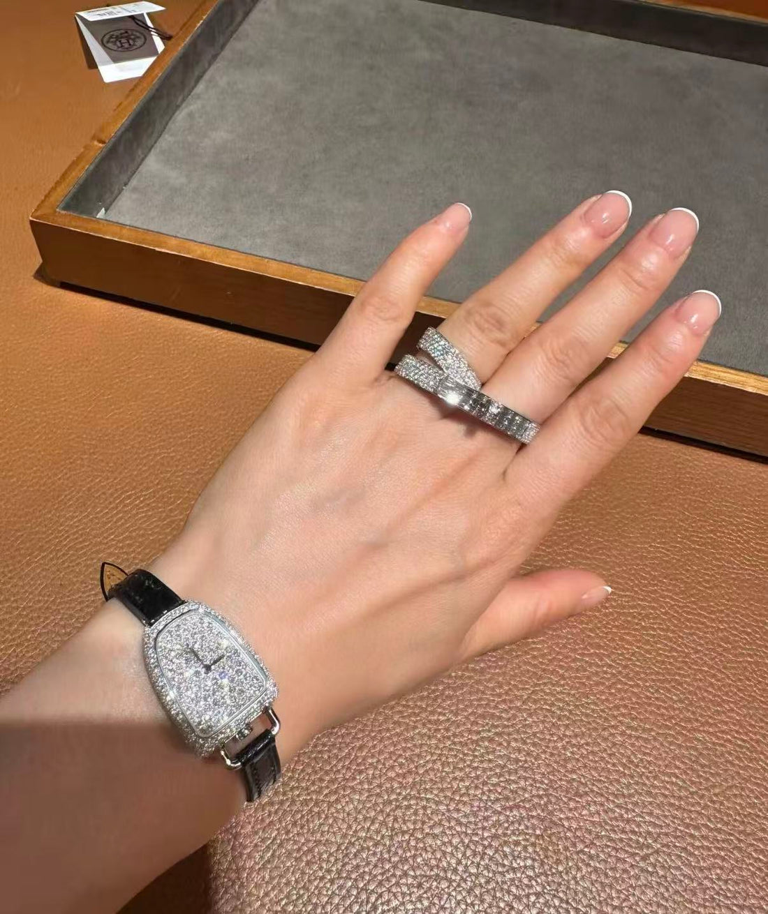 ¡®Sprite Jewelry¡¯NEW STYLE FULL CIRCLE DOUBLE DIAMOND RING