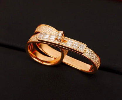 ¡®Sprite Jewelry¡¯NEW STYLE FULL CIRCLE DOUBLE DIAMOND RING