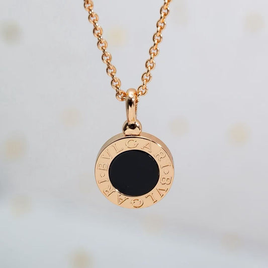 [Sprite Jewelry] T  Round Double-Sided Mother-of-Pearl Necklace