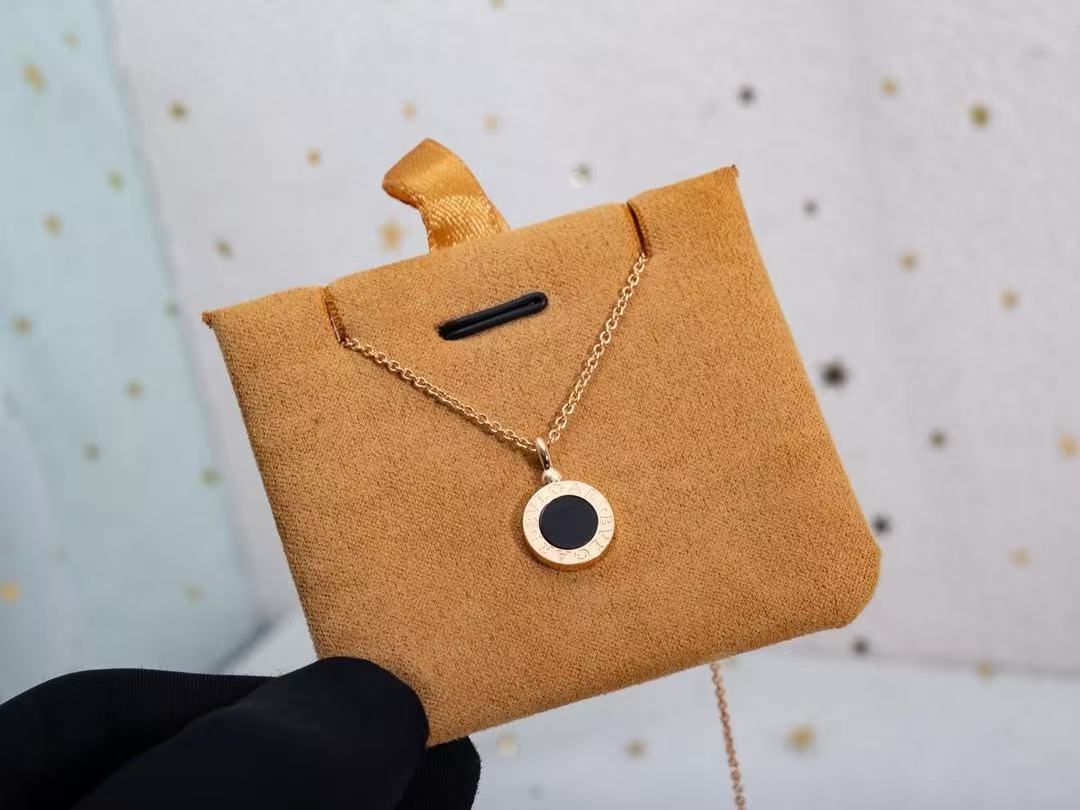 [Sprite Jewelry] T  Round Double-Sided Mother-of-Pearl Necklace