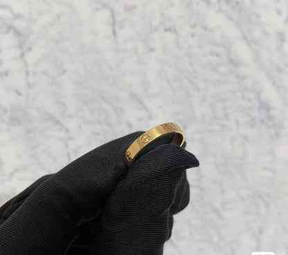 ¡®Sprite Jewelry¡¯LOVE RING 4MM Plain version, GOLD