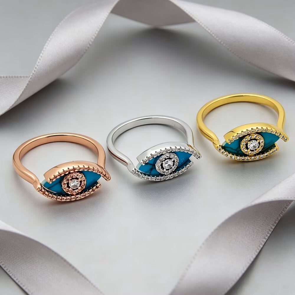 [Sprite Jewelry]Lucky Eye Malachite Ring