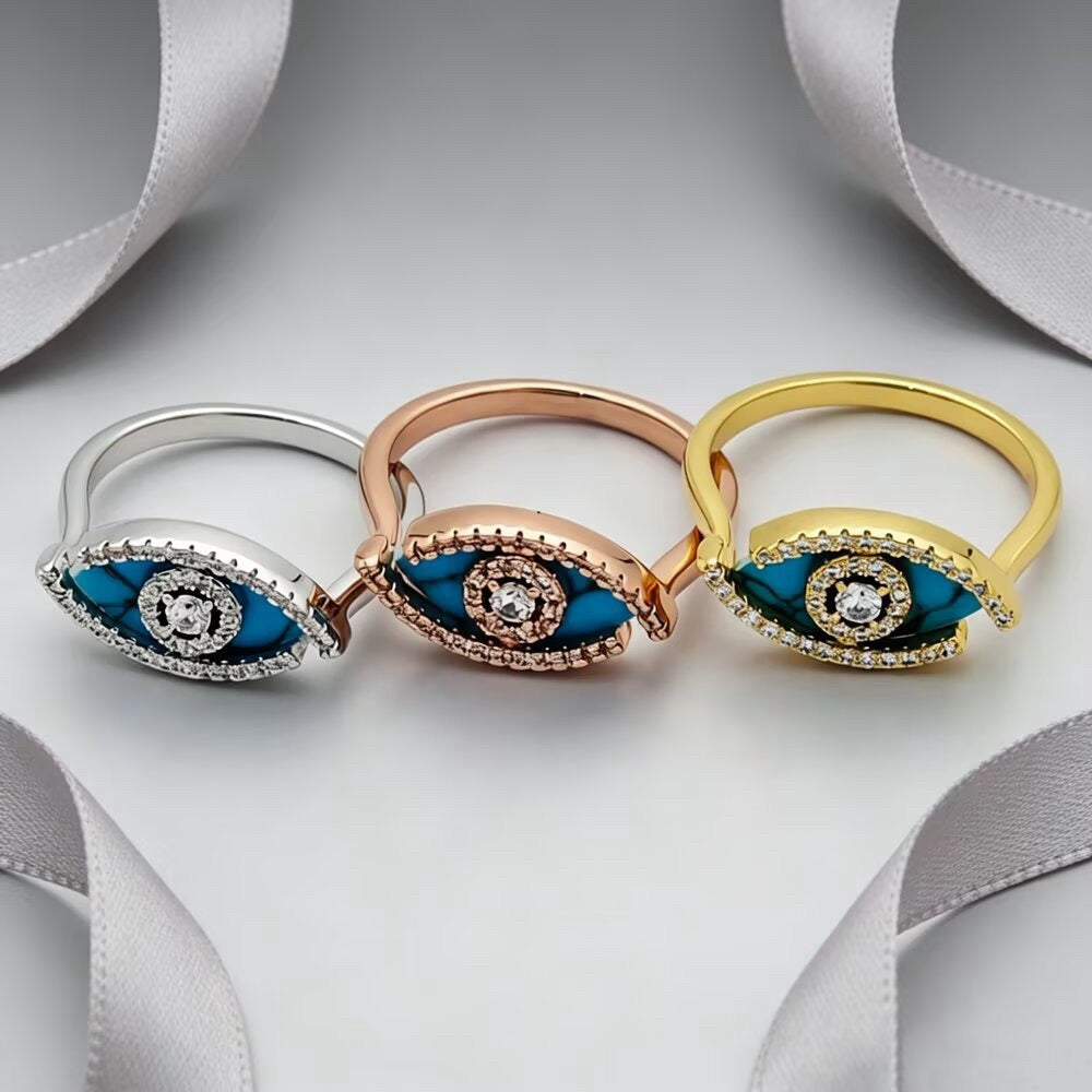 [Sprite Jewelry]Lucky Eye Malachite Ring