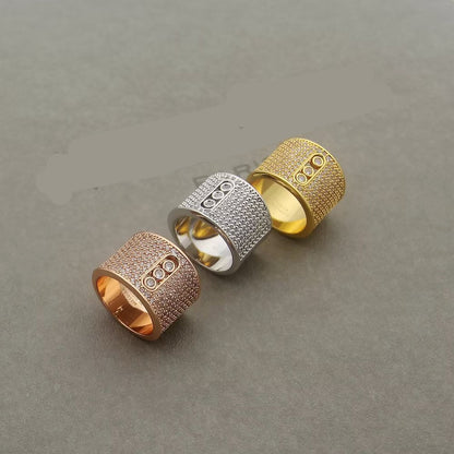 [Sprite Jewelry] Move Wide Full Pavé Diamond Ring