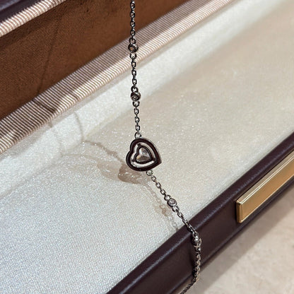 [Sprite Jewelry]Heart Sliding Diamond Bracelet