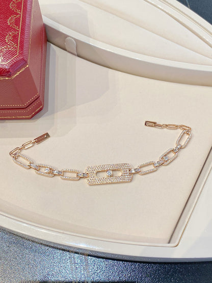 [Sprite Jewelry]My Move Pavé Chain Bracelet