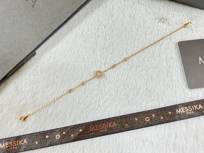 [Sprite Jewelry]Heart Sliding Diamond Bracelet