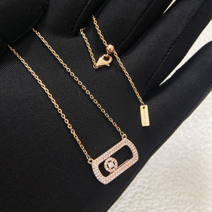 [Sprite Jewelry] So Move Pavé Sliding Diamond Necklace