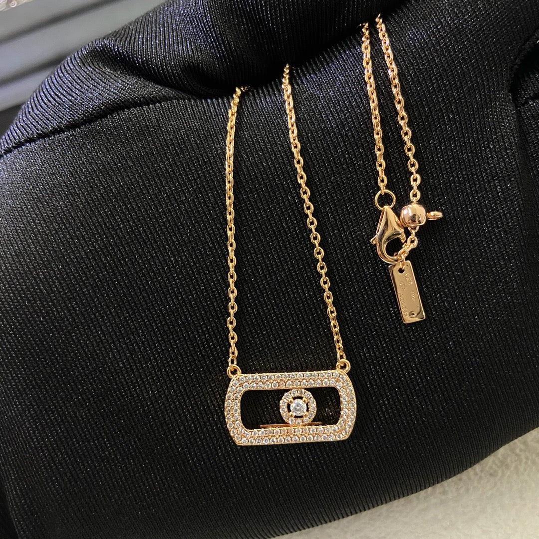 [Sprite Jewelry] So Move Pavé Sliding Diamond Necklace