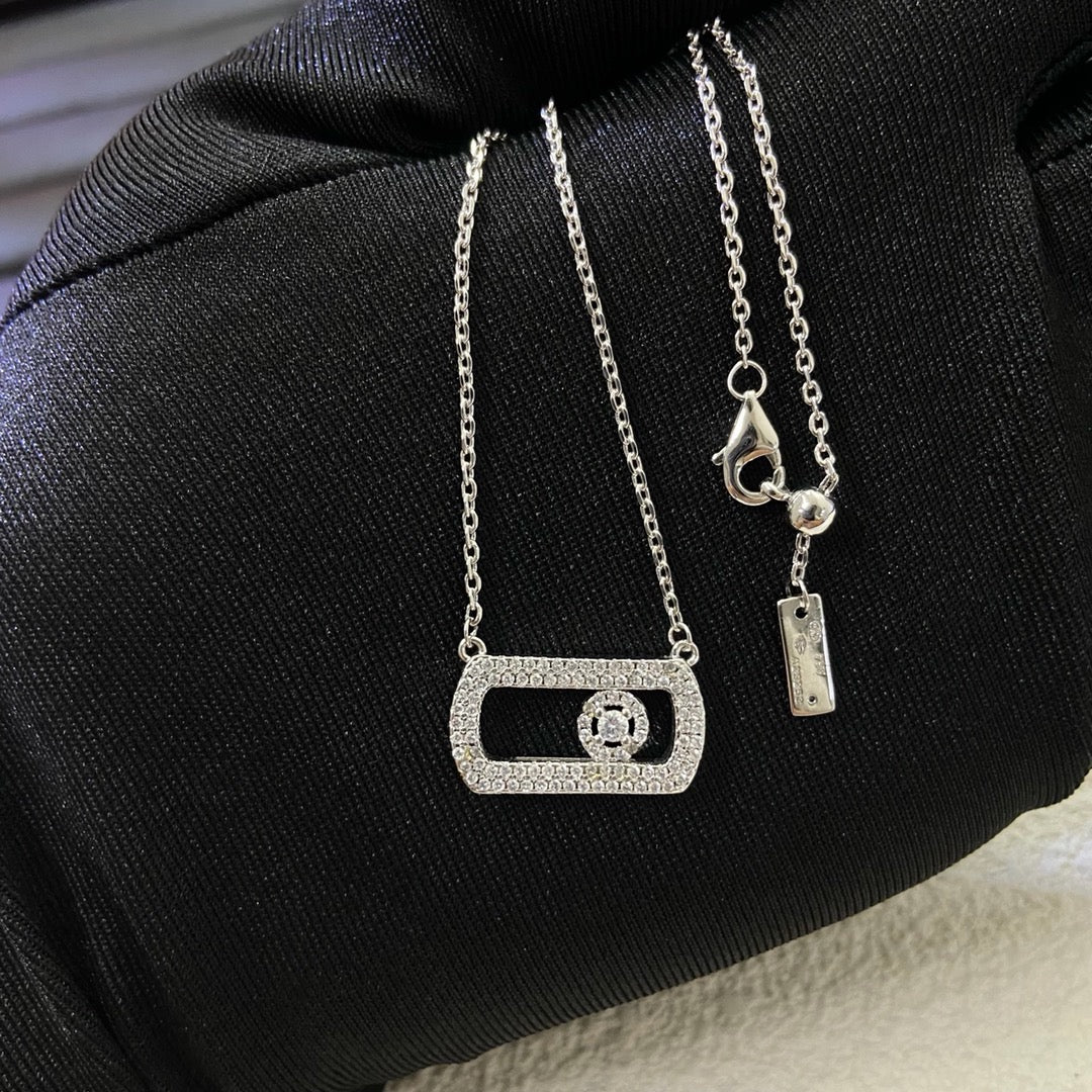 [Sprite Jewelry] So Move Pavé Sliding Diamond Necklace