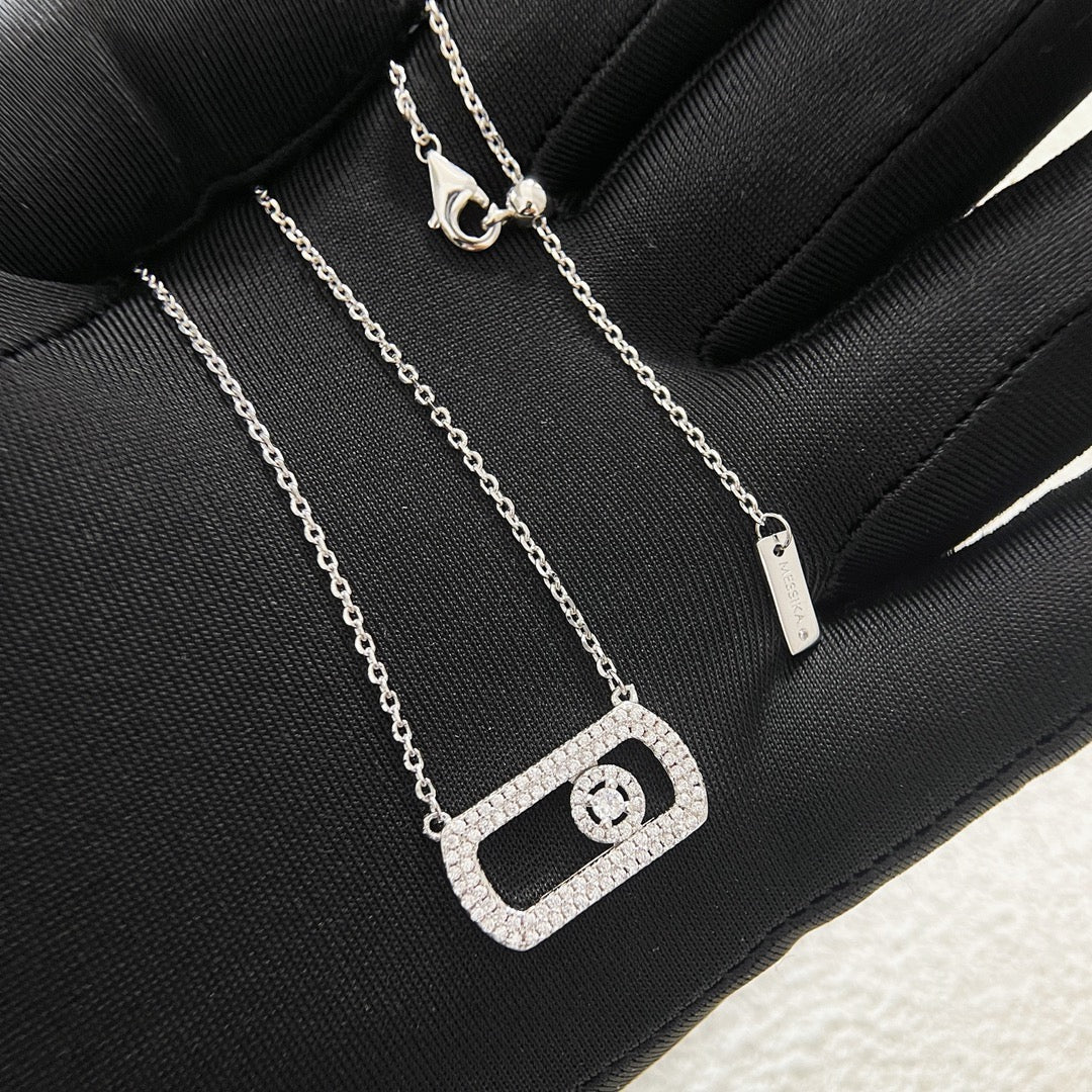 [Sprite Jewelry] So Move Pavé Sliding Diamond Necklace