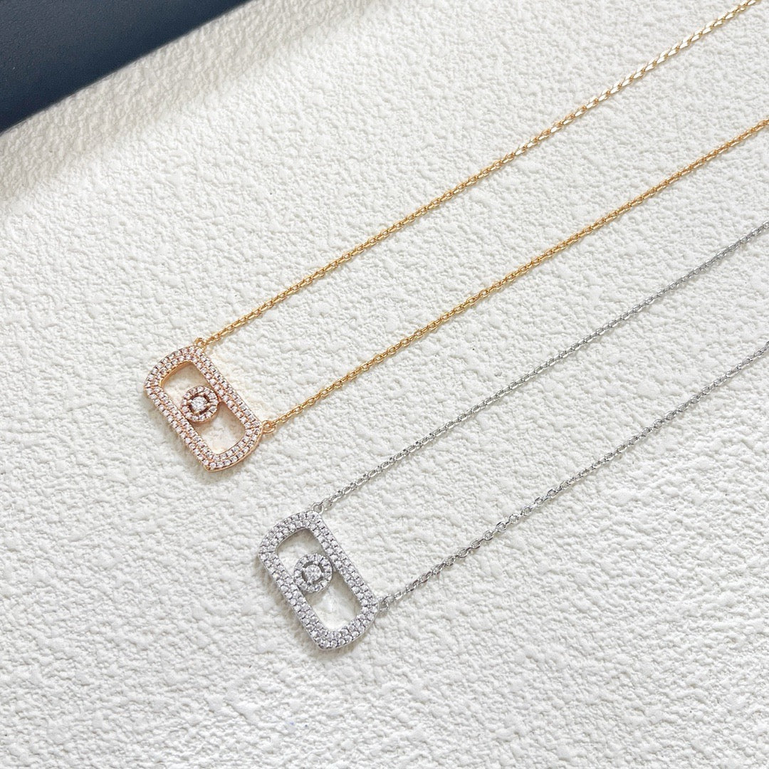 [Sprite Jewelry] So Move Pavé Sliding Diamond Necklace
