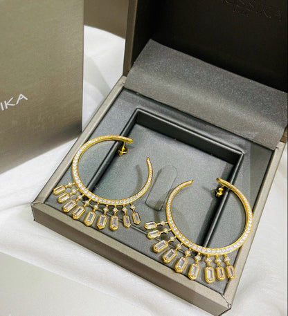 [Sprite Jewelry] Kate Moss Tassel Hoop Earrings