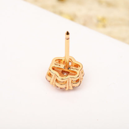 ¡®SpriteJewelry¡¯Fleurette Stud Earrings, 18K Gold‑Plated, 7‑Stone