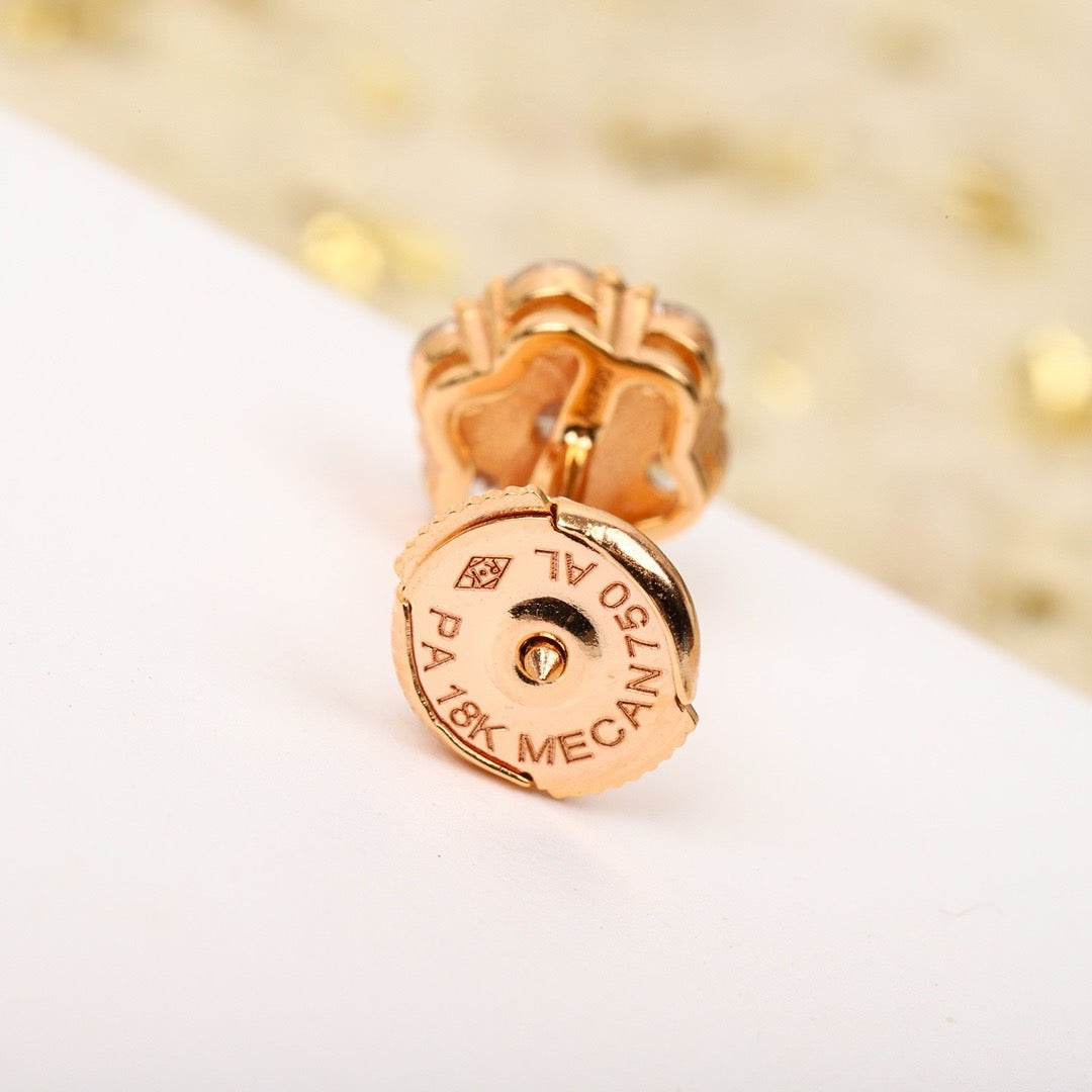 ¡®SpriteJewelry¡¯Fleurette Stud Earrings, 18K Gold‑Plated, 7‑Stone