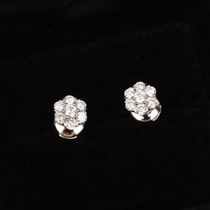 ¡®SpriteJewelry¡¯Fleurette Stud Earrings, 18K Gold‑Plated, 7‑Stone