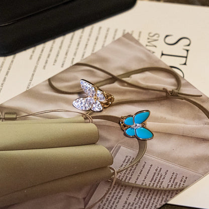 ¡®SpriteJewelry¡¯Asymmetrical Butterfly Earclips