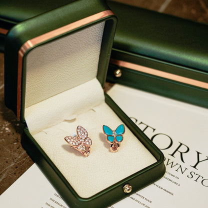 ¡®SpriteJewelry¡¯Asymmetrical Butterfly Earclips