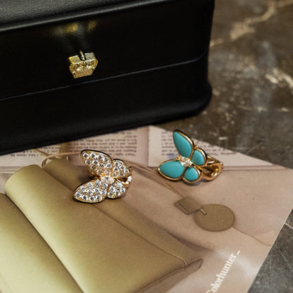 ¡®SpriteJewelry¡¯Asymmetrical Butterfly Earclips