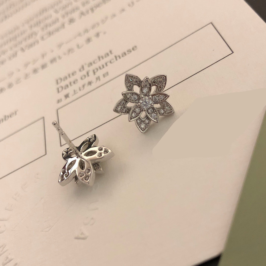 ¡®SpriteJewelry¡¯Lotus Openwork Earrings（Mini）