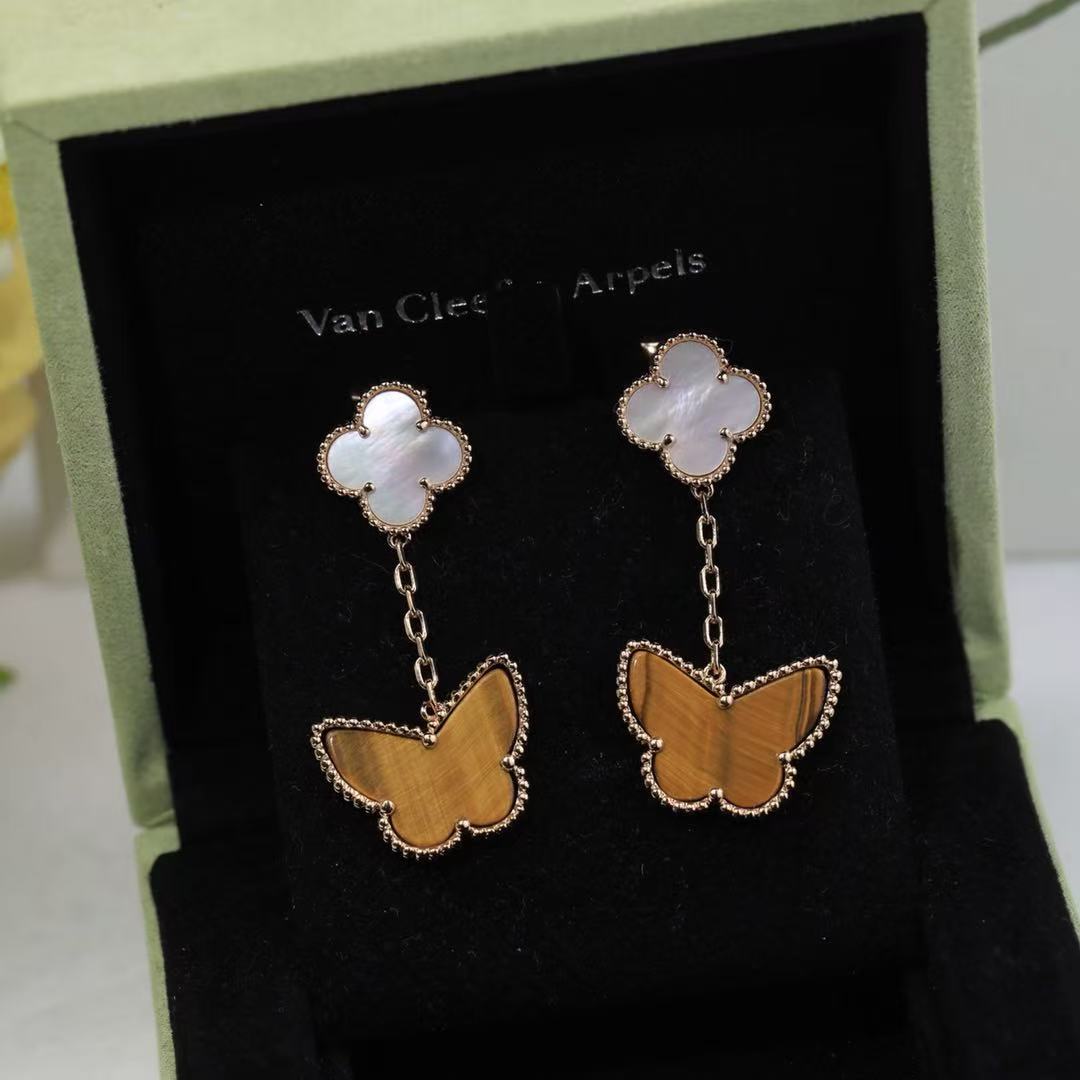 ¡®SpriteJewelry¡¯CLOVER MEDIUM 1 MOTIFS CARNELIAN  DIAMOND earrings