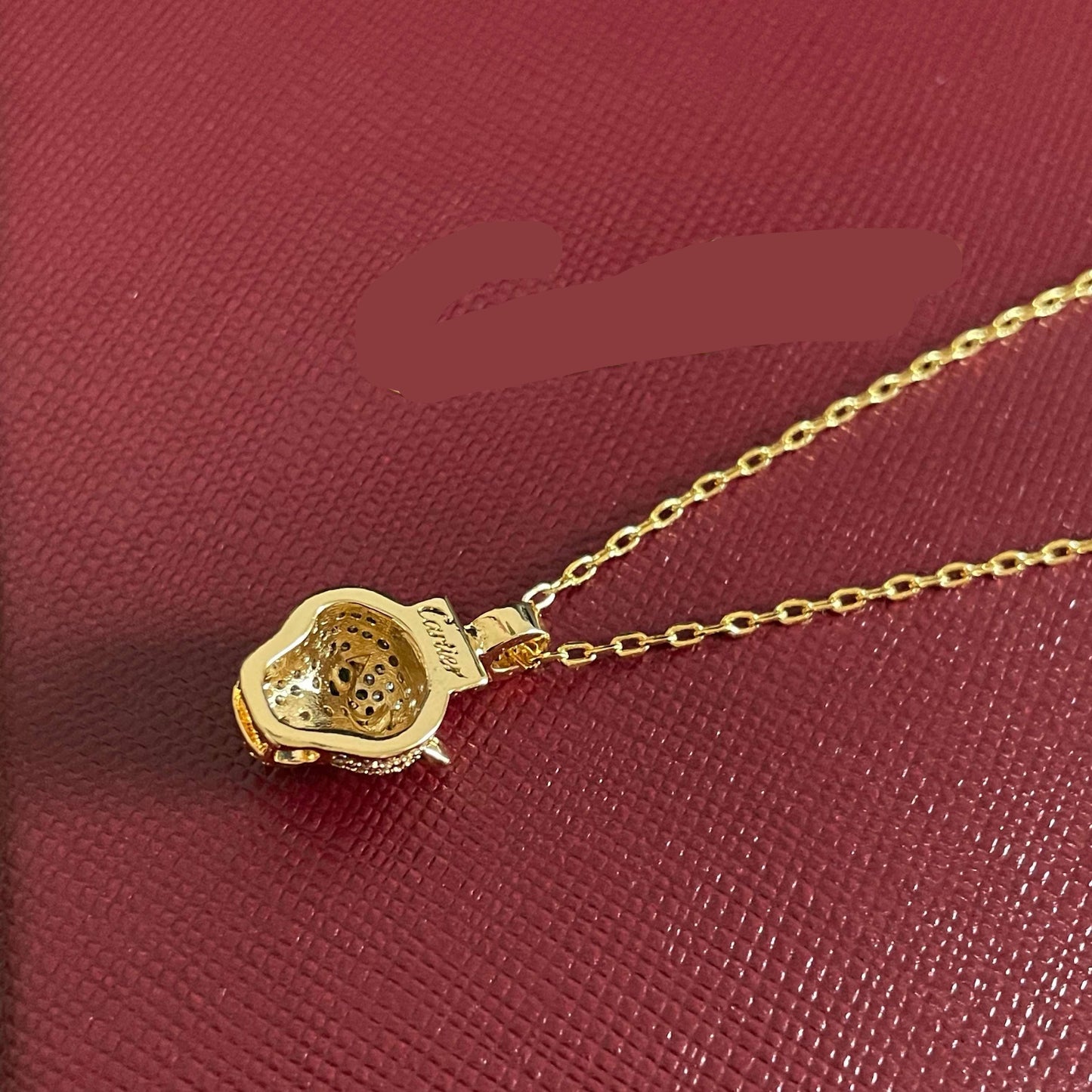 ¡®SpriteJewelry¡¯Panthère de Cartier Pavé‑Diamond Necklace
