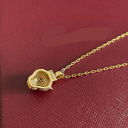 ¡®SpriteJewelry¡¯Panthère de Cartier Pavé‑Diamond Necklace