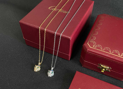 ¡®SpriteJewelry¡¯Panthère de Cartier Pavé‑Diamond Necklace