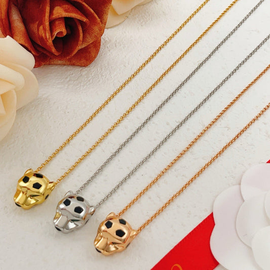 ¡®SpriteJewelry¡¯Panthère de Cartier Solid Panther‑Head Necklace,