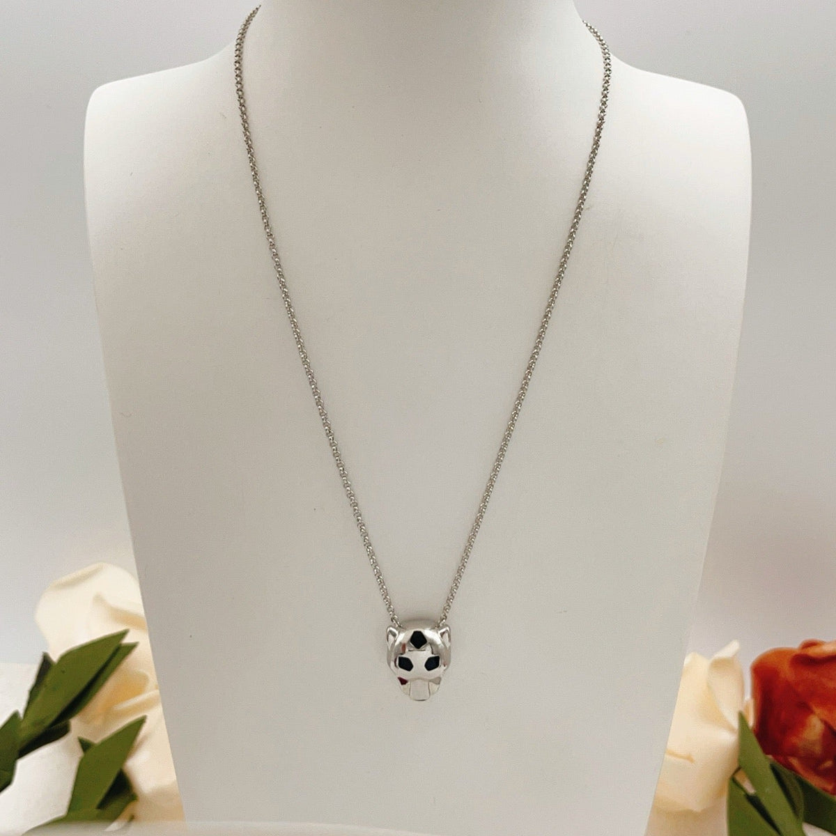 ¡®SpriteJewelry¡¯Panthère de Cartier Solid Panther‑Head Necklace,
