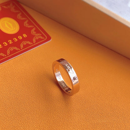 ¡®SpriteJewelry¡¯Signature Single‑Diamond Couple Band Rings