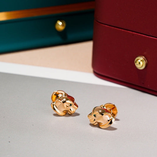 ¡®SpriteJewelry¡¯Polished Panther‑Head Earrings