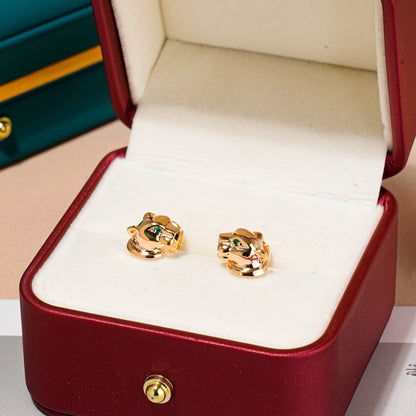 ¡®SpriteJewelry¡¯Polished Panther‑Head Earrings