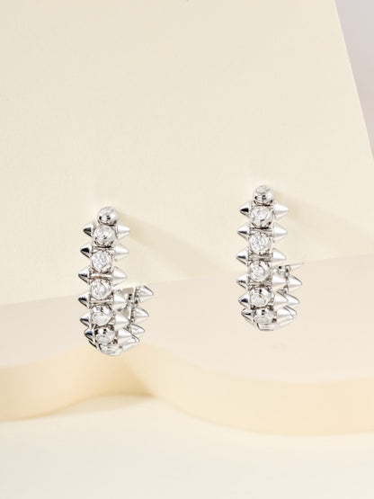 ¡®SpriteJewelry¡¯Clash‑de  Spiked Diamond Earrings