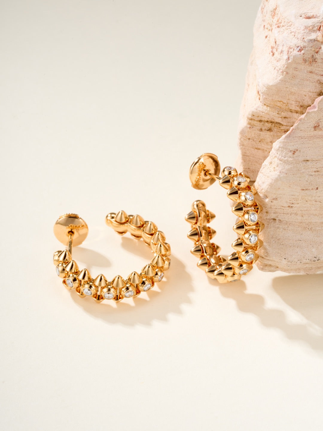 ¡®SpriteJewelry¡¯Clash‑de  Spiked Diamond Earrings