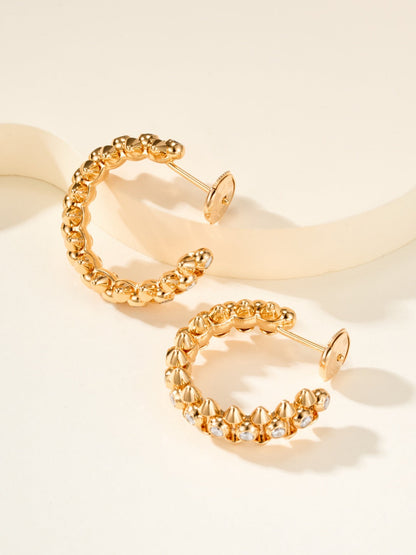 ¡®SpriteJewelry¡¯Clash‑de  Spiked Diamond Earrings