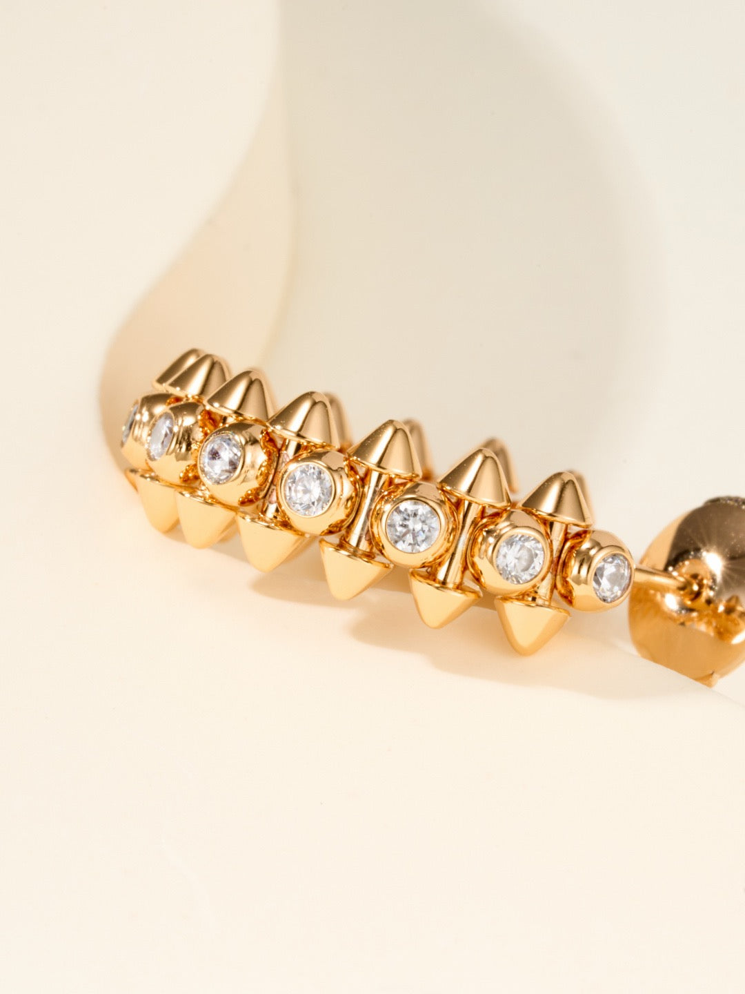 ¡®SpriteJewelry¡¯Clash‑de  Spiked Diamond Earrings