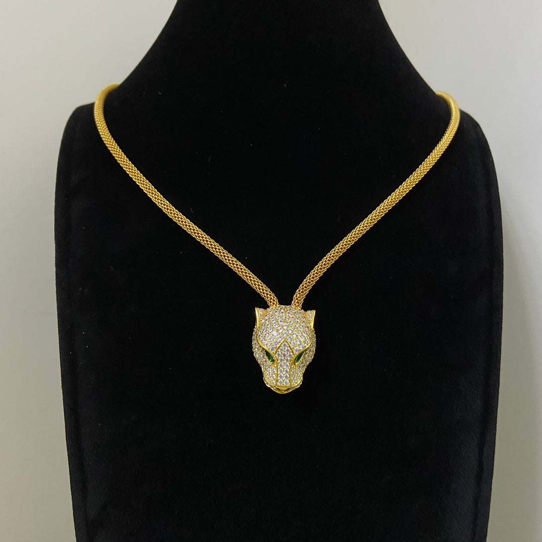 ¡®Sprite Jewelry¡¯Panther Head Layered Necklace