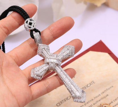 ¡®Sprite Jewelry¡¯Pave Cross Pendant Necklace